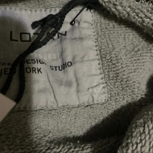 Nili Lotan Janie Cloud Grey Leopard Hoodie XS NWT $325 - Picture 5 of 6